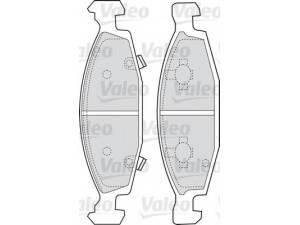 VALEO 598510 stabdžių trinkelių rinkinys, diskinis stabdys 
 Techninės priežiūros dalys -> Papildomas remontas
5018 592AA, 5018592AA
