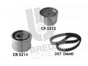 BREDA  LORETT KCD0294 paskirstymo diržo komplektas 
 Techninės priežiūros dalys -> Papildomas remontas
24450-37120, 24810-37120, 24450-37120