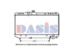 AKS DASIS 211580N radiatorius, variklio aušinimas 
 Aušinimo sistema -> Radiatorius/alyvos aušintuvas -> Radiatorius/dalys
1640074560