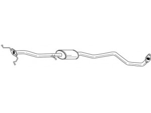 AKS DASIS SG74412 vidurinis duslintuvas