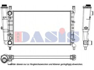 AKS DASIS 080680N radiatorius, variklio aušinimas 
 Aušinimo sistema -> Radiatorius/alyvos aušintuvas -> Radiatorius/dalys
7739955
