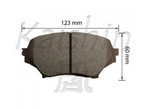 KAISHIN D3134 stabdžių trinkelių rinkinys, diskinis stabdys 
 Techninės priežiūros dalys -> Papildomas remontas
NFY73323Z