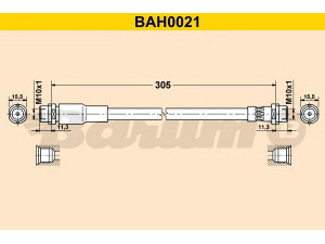 BARUM BAH0021 stabdžių žarnelė 
 Stabdžių sistema -> Stabdžių žarnelės
8E0 611 707, 8E0 611 707 A, 8E0 611 707 D