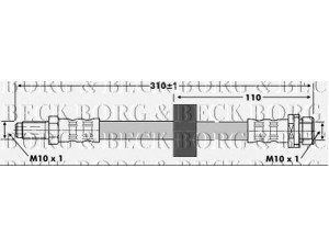 BORG & BECK BBH6735 stabdžių žarnelė 
 Stabdžių sistema -> Stabdžių žarnelės
1114758, 1117107, 1121635, 1444731