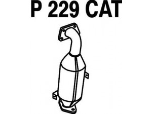 FENNO P229CAT katalizatoriaus keitiklis 
 Išmetimo sistema -> Katalizatoriaus keitiklis
BM91562H, 51820489, 51820489