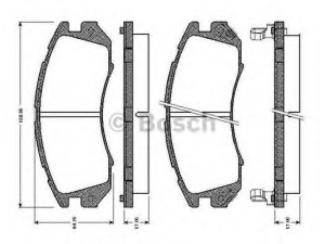 BOSCH 0 986 TB2 548 stabdžių trinkelių rinkinys, diskinis stabdys 
 Techninės priežiūros dalys -> Papildomas remontas
26296 AA000, 26296 AA020, 26296 AA030