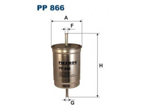 FILTRON PP866 kuro filtras 
 Techninės priežiūros dalys -> Papildomas remontas
6192187, 25176322, 30671182, 3507416