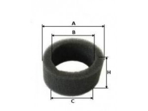 UNIFLUX FILTERS XA880 oro filtras