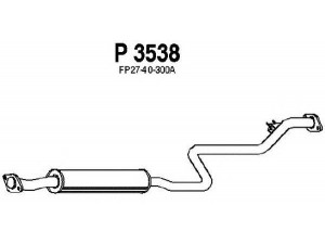 FENNO P3538 vidurinis duslintuvas 
 Išmetimo sistema -> Duslintuvas
FP27-40-300A, FS99-40-300