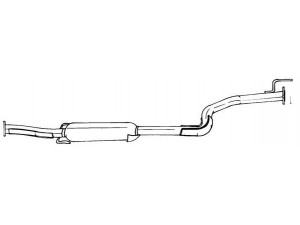 AKS DASIS SG65431 vidurinis duslintuvas