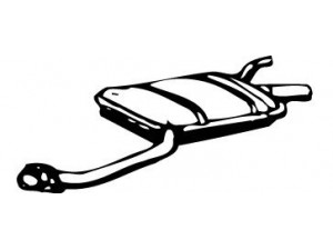 WALKER 15300 vidurinis duslintuvas 
 Išmetimo sistema -> Duslintuvas
2014900615