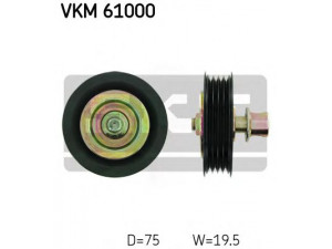 SKF VKM 61000 kreipiantysis skriemulys, V formos rumbuotas diržas 
 Diržinė pavara -> V formos rumbuotas diržas/komplektas -> Laisvasis/kreipiamasis skriemulys
88440-17010, 88440-20160