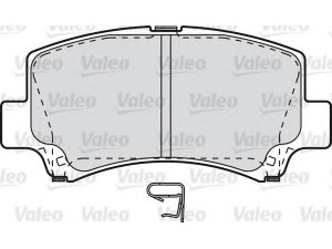 VALEO 598843 stabdžių trinkelių rinkinys, diskinis stabdys 
 Techninės priežiūros dalys -> Papildomas remontas
55810-75F00, 55810-75F10, 5581075F00