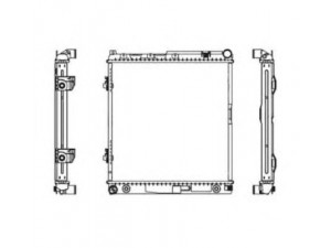 NRF 506575 radiatorius, variklio aušinimas 
 Aušinimo sistema -> Radiatorius/alyvos aušintuvas -> Radiatorius/dalys
1245000103, 1245000203, 1245008603