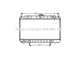 AVA QUALITY COOLING DN2244 radiatorius, variklio aušinimas
214106M003