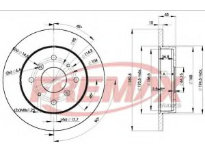 FREMAX BD-0802 stabdžių diskas 
 Stabdžių sistema -> Diskinis stabdys -> Stabdžių diskas
42510-SG9-000, 42510-SG9-010, CLP3758