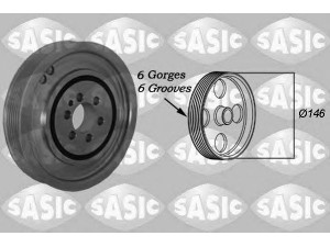 SASIC 2156041 skriemulys, alkūninis velenas 
 Diržinė pavara -> Dirželio skriemulys
46472876, 46472876