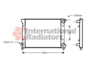 VAN WEZEL 49002027 radiatorius, variklio aušinimas 
 Aušinimo sistema -> Radiatorius/alyvos aušintuvas -> Radiatorius/dalys
1L0121253P, 321121253AA