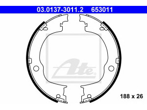 ATE 03.0137-3011.2 stabdžių trinkelių komplektas, stovėjimo stabdis 
 Stabdžių sistema -> Rankinis stabdys
48 04 801, 96626083, 96626083
