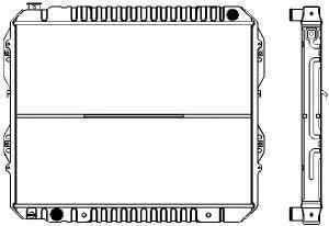 SAKURA  Automotive 1461-0339 radiatorius, variklio aušinimas