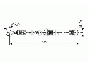 BOSCH 1 987 476 287 stabdžių žarnelė 
 Stabdžių sistema -> Stabdžių žarnelės
46210 28B00, 46210 28B10