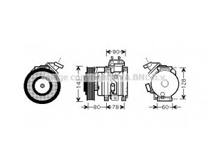 AVA QUALITY COOLING TOK448 kompresorius, oro kondicionierius 
 Oro kondicionavimas -> Kompresorius/dalys
8831063020