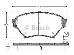 BOSCH 0 986 TB2 412 stabdžių trinkelių rinkinys, diskinis stabdys 
 Techninės priežiūros dalys -> Papildomas remontas
N0Y73328Z, N0Y93323Z