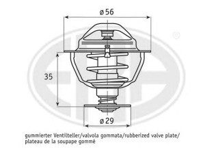 ERA 350120 termostatas, aušinimo skystis 
 Aušinimo sistema -> Termostatas/tarpiklis -> Thermostat
11 53 7 791 072, 90916-03092, 90916-03093