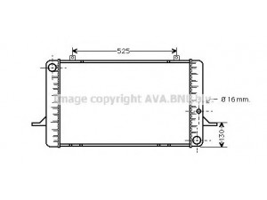 AVA QUALITY COOLING FD2049 radiatorius, variklio aušinimas 
 Aušinimo sistema -> Radiatorius/alyvos aušintuvas -> Radiatorius/dalys
85BB8005JB, 85BB8005KB