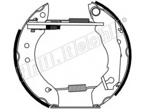 fri.tech. 16007 stabdžių trinkelių komplektas 
 Techninės priežiūros dalys -> Papildomas remontas