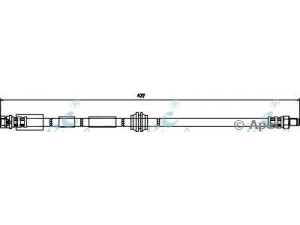 APEC braking HOS3392 stabdžių žarnelė 
 Stabdžių sistema -> Stabdžių žarnelės
1212748, 1444730, 1S712078AG