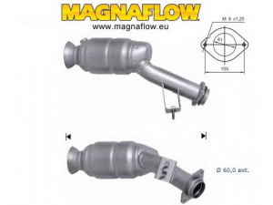 MAGNAFLOW 65007D katalizatoriaus keitiklis 
 Išmetimo sistema -> Katalizatoriaus keitiklis
6394900281-1