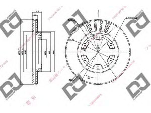 DJ PARTS BD1754 stabdžių diskas 
 Dviratė transporto priemonės -> Stabdžių sistema -> Stabdžių diskai / priedai
40206-10W00, 40206-10W01, 40206-35G01