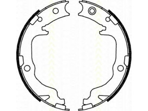 TRISCAN 8100 80010 stabdžių trinkelių komplektas, stovėjimo stabdis 
 Stabdžių sistema -> Rankinis stabdys
05191215AA, 1606295280, 4800A022