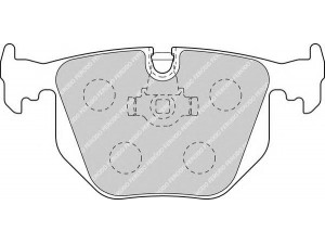 FERODO FDB1483 stabdžių trinkelių rinkinys, diskinis stabdys 
 Techninės priežiūros dalys -> Papildomas remontas
34211163324, 34211163326, 34211164581