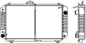 SAKURA  Automotive 1461-0319 radiatorius, variklio aušinimas