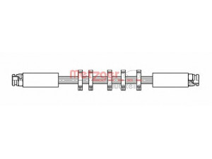 METZGER 4118440 stabdžių žarnelė 
 Stabdžių sistema -> Stabdžių žarnelės
60588015