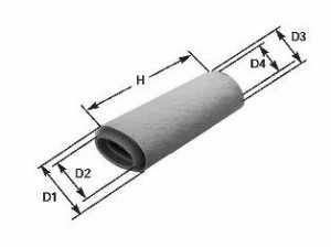 CLEAN FILTERS MA3012 oro filtras 
 Techninės priežiūros dalys -> Techninės priežiūros intervalai
13712247444, PHE000040