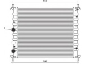 MAGNETI MARELLI 350213895000 radiatorius, variklio aušinimas 
 Aušinimo sistema -> Radiatorius/alyvos aušintuvas -> Radiatorius/dalys
46514942, 46754746