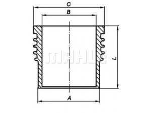MAHLE ORIGINAL 004 WR 17 cilindro įvorė 
 Variklis -> Cilindrai/stūmokliai
442 131 01 02
