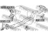FEBEST NMB-N30RH variklio montavimas 
 Variklis -> Variklio montavimas -> Variklio montavimo rėmas
11210-5V001