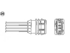 NGK 0124 lambda jutiklis 
 Variklis -> Variklio elektra
30814907