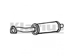 KLARIUS 220583 vidurinis duslintuvas 
 Išmetimo sistema -> Duslintuvas
4A0253209A, 4A0253209A