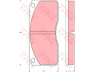 TRW GDB5056 stabdžių trinkelių rinkinys, diskinis stabdys 
 Techninės priežiūros dalys -> Papildomas remontas
1660384, 1668053, 6171272, 6199999