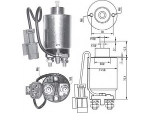 MAGNETI MARELLI 940113050287 solenoidinis jungiklis, starteris
M1T60281