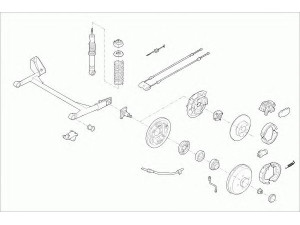 BOGE FORD-ESCOR-RB009 vairavimo mechanizmas; rato pakaba 
 Ašies montavimas/vairavimo mechanizmas/ratai -> Prekių paieška pagal schemą