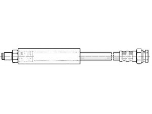 CEF 510197 stabdžių žarnelė 
 Stabdžių sistema -> Stabdžių žarnelės
480621, 480623