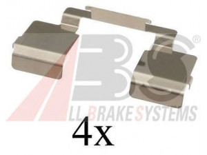 A.B.S. 1609Q priedų komplektas, diskinių stabdžių trinkelės 
 Stabdžių sistema -> Diskinis stabdys -> Stabdžių dalys/priedai
7701 609 000