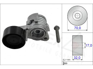 AUTEX 654814 įtempiklio svirtis, V formos rumbuotas diržas 
 Diržinė pavara -> V formos rumbuotas diržas/komplektas -> Įtempiklis
11 28 7 582 761, 11 28 7 582 761