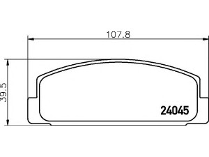 HELLA 8DB 355 011-131 stabdžių trinkelių rinkinys, diskinis stabdys 
 Techninės priežiūros dalys -> Papildomas remontas
GGYB2643Z, GGYM2643Z, GGYM2648Z